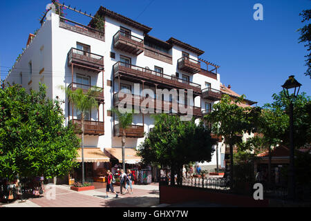 Hotel Monopol, Stadt Puerto De La Cruz, Teneriffa, Kanarische Inseln, Spanien, Europa Stockfoto