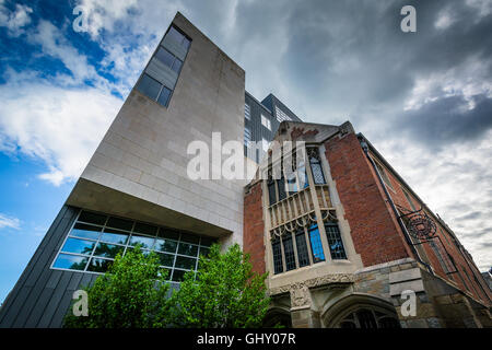 202 York Street und das Loria-Center auf dem Campus der Yale University in New Haven, Connecticut. Stockfoto