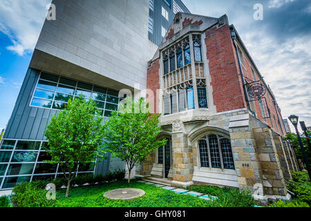 202 York Street und das Loria-Center auf dem Campus der Yale University in New Haven, Connecticut. Stockfoto