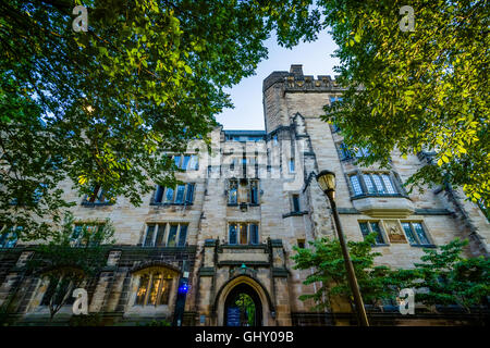 Calhoun College, auf dem Campus der Yale University in New Haven, Connecticut. Stockfoto