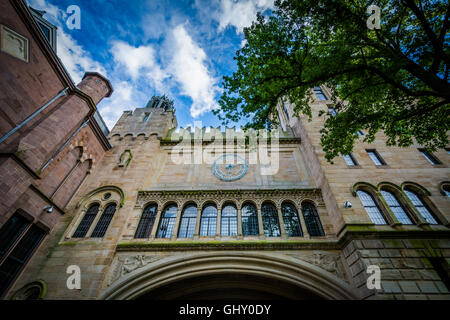 Die High Street Bogen an der Yale University in New Haven, Connecticut. Stockfoto