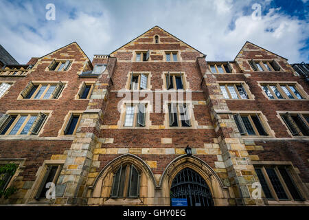 Das Jonathan Edwards College Gebäude, an der Yale University in New Haven, Connecticut. Stockfoto