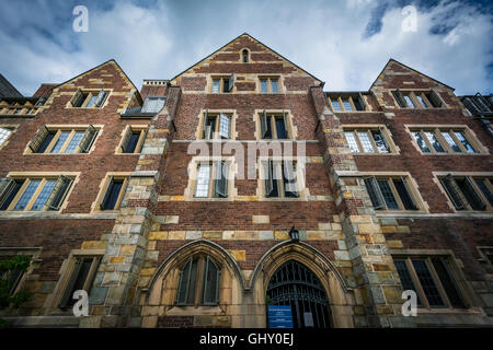 Das Jonathan Edwards College Gebäude, an der Yale University in New Haven, Connecticut. Stockfoto