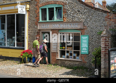 Cley Räucherei, North Norfolk, england Stockfoto