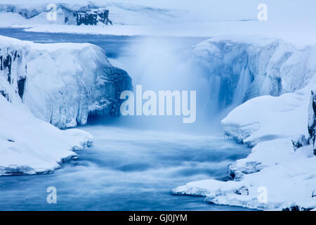 Selfoss, Vatnajökull-Nationalpark im Nordosten Islands Stockfoto