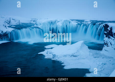 Goðafoss, Bárðardalur Bezirk North Central Island Stockfoto