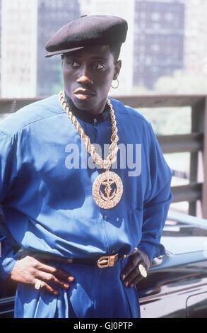 NEW JACK CITY-Mit der Synthetischen Droge Crack Hut der Schwarze Gangster-Boss Nino Brown (WESLEY SNIPES) Ein Mächtiges Imperium Aufgebaut. Regie: Mario Van Peebles aka. New Jack City Stockfoto