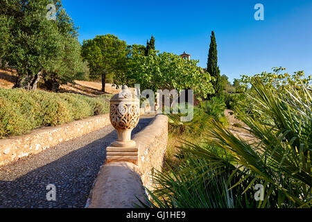 Architekturdetail des spanischen Stil Tradition, Sommerzeit Stockfoto