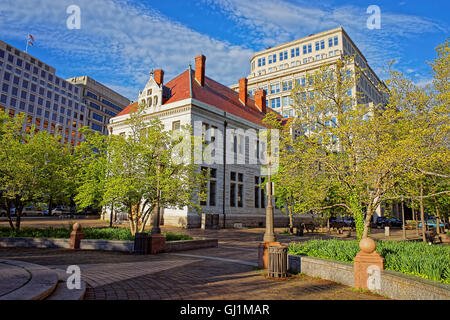 National Bank of Washington befindet sich in Washington D.C., USA. Es ist ein historisches Gebäude, die im Jahre 1888 erbaut wurde. Es wurde durch den Historic American Buildings Survey dokumentiert. Stockfoto
