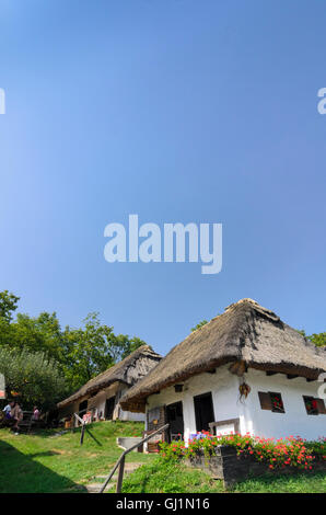 Heiligenbrunn: Kellergasse (Bahn mit Weinkellern) Stifterberg in Heiligenbrunn Weinkeller Quartalen, Österreich, Burgenland, Stockfoto