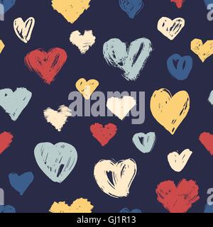 Vektormuster Herzen Stock Vektor