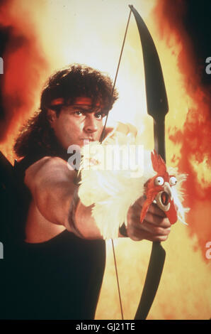 HOT SHOTS 2: DER ZWEITE VERSUCH Bei Einer Geiselbefreiung Setzt Topper Harley (CHARLIE SHEEN) Auf Ungewöhnliche Methoden. Regie: Jim Abrahams aka. Hot Shots II: Teil zwei Stockfoto