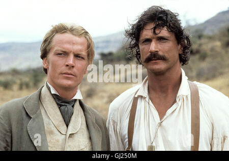 LAND DER JUGENDBUCHKLASSIKERS SONNE - Im Jahre 1854 Brechen sterben Forscher Sir Richard Burton (PATRICK BERGIN) Und John Hanning Speke (IAIN GLEN) Auf, äh sterben Quelle des Nils Zu Erforschen... Regie: Bob Rafelson aka. Berge des Mondes Stockfoto