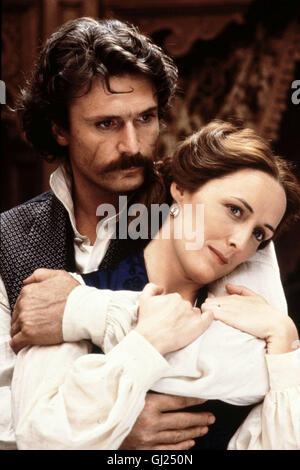 LAND DER JUGENDBUCHKLASSIKERS SONNE Berge der Mond Im Jahre 1854 Brechen Matrize Forscher Sir Richard Burton Und John Hanning Speke Auf, sterben äh Quelle des Nils Zu Erforschen... Bild: Richard Burton (PATRICK BERGIN) Und Isabell Arundell (FIONA SHAW) Kommen Sich Bei der Expedition Orderverhalten. Regie: Bob Rafelson aka. Berge des Mondes Stockfoto