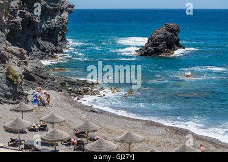 Der Strand von Cala Del Barco im La Manga Club Resort, Murcia, Spanien Stockfoto