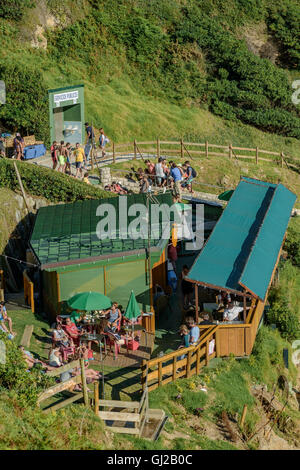 Los Locos Strand Suances Kantabrien Spanien Stockfoto