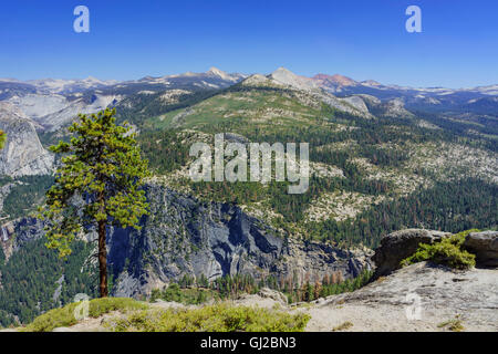 Die schöne Landschaft von Washburn Point im Yosemite National Park Stockfoto