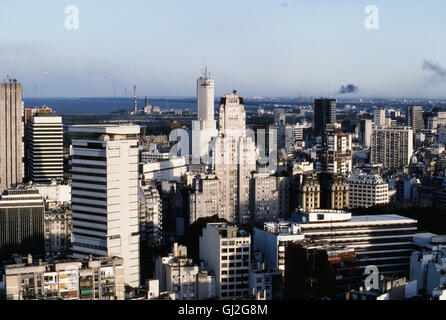 Luftbild mit der Kavanagh Gebäude, Buenos Aires, Argentinien, Südamerika Stockfoto