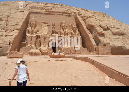 Ambu-Simbel Stockfoto