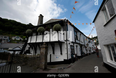 Polperro, Cornwall, England, Vereinigtes Königreich. Stockfoto