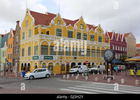 Penha Gebäude (Willemstad, Curaçao) Stockfoto