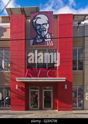 dh Castries ST LUCIA CARIBBEAN KFC Kentucky Fried Chicken Cafe Eingangsgebäude Stockfoto
