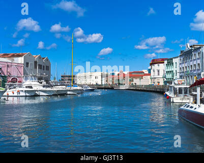 dh Bridgetown BARBADOS Karibik Kielholen Anchorage Yachthafen Boote Stockfoto