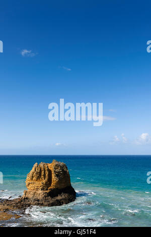 Eagle Rock Marine Sanctuary bei Split-Punkt entlang der Great Ocean Road. Stockfoto