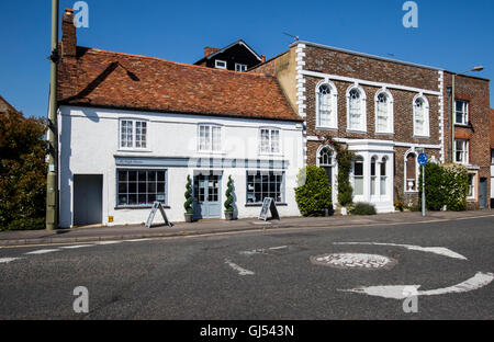 Straße in Stadt von Thame in Oxfordshire-England Stockfoto