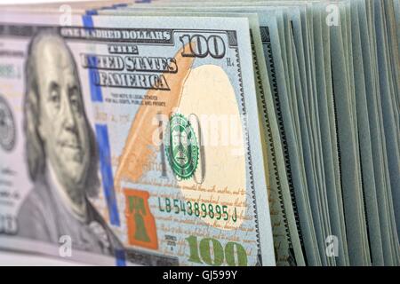 US-Dollar, ein Business-Hintergrund Stockfoto