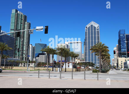 Die Innenstadt von San Diego Stockfoto