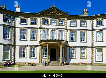 Die Fassade des Sewerby Hall, in der Nähe von Bridlington East Yorkshire, England UK Stockfoto
