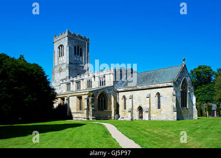 St.-Martins Kirche, Burton Agnes, in der Nähe von Driffield, East Yorkshire, England UK Stockfoto