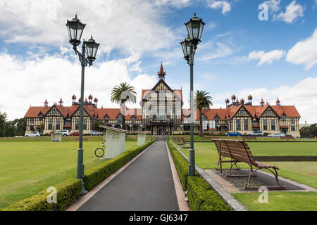 Rotorua Stadt, Norden der neuseeländischen Nordinsel Museum 2016 Stockfoto