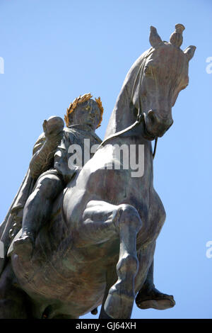 Napoleon Bonaparte - Statue, Ajaccio, Korskia, Frankreich. Stockfoto