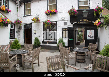 Ye Olde Starre Inne, Stonegate Street, York, England, UK Stockfoto