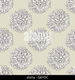 Vintage flower Pattern Stock Vektor