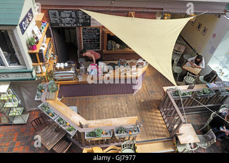 Cafe an der Manchester Handwerk und Design Center, 17 Oak Street, Manchester, M4 5JD Stockfoto