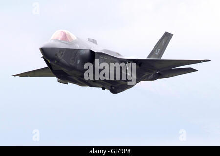 US Marine Corp Lockheed Martin F-35 b Lightning II, den Joint Strike Fighter, VMFAT-501 Stealth bei RIAT 2016 RAF Fairford, Vereinigtes Königreich Stockfoto