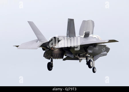 US Marine Corp Lockheed Martin F-35 b Lightning II, den Joint Strike Fighter, VMFAT-501 Stealth bei RIAT 2016 RAF Fairford, Vereinigtes Königreich Stockfoto