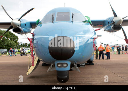 Irish Air Corp 101 Geschwader Casa CN-235-100MPA beim RIAT 2016, Royal International Air Tattoo Stockfoto