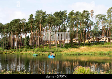 Center Parcs Woburn Wald, neueste Holiday Village Center Parcs UK, befindet sich in Bedfordshire, UK Stockfoto