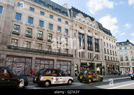 Regent Street, der wichtigsten Einkaufsstraße im Londoner West End Stockfoto