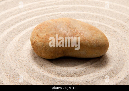 Symmetrische Linien in den sand Stockfoto