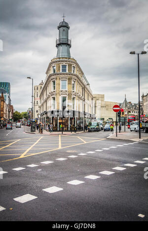 London, UK: The Lighthouse Gebäude, jetzt restauriert, auf Grays Inn Road neben dem Kings Cross Bahnhof in central London, UK Stockfoto