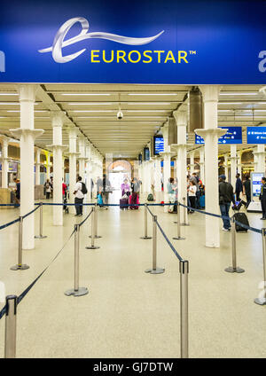 St. Pancras International, London, England, Großbritannien Stockfoto