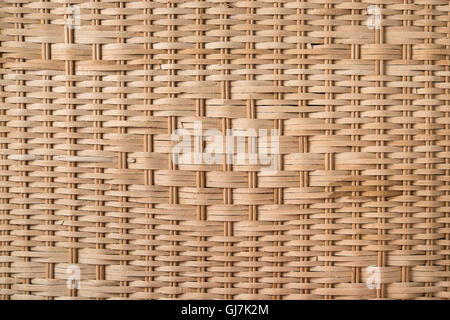Rattan Holz Textur Stockfoto