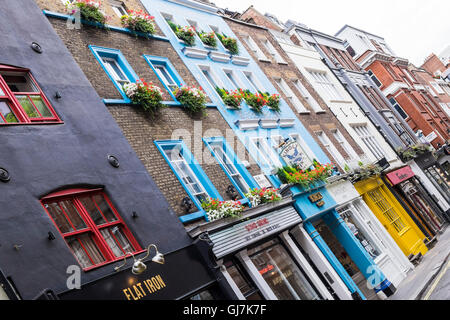 Schnabel Street, Carnaby Viertel Soho, London, England, Vereinigtes Königreich Stockfoto