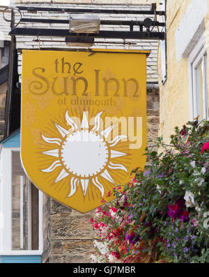 Die Sun Inn (Gasthaus), Northumberland Street, Alnmouth, Northumberland, England, UK. Stockfoto