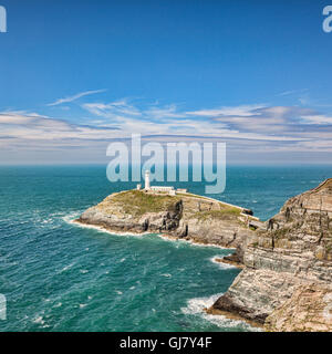 South Stack Leuchtturm, Anglesey, Wales, UK Stockfoto